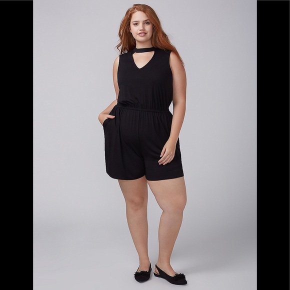 Lane Bryant Pants - Lane Bryant romper 26/28 NWT